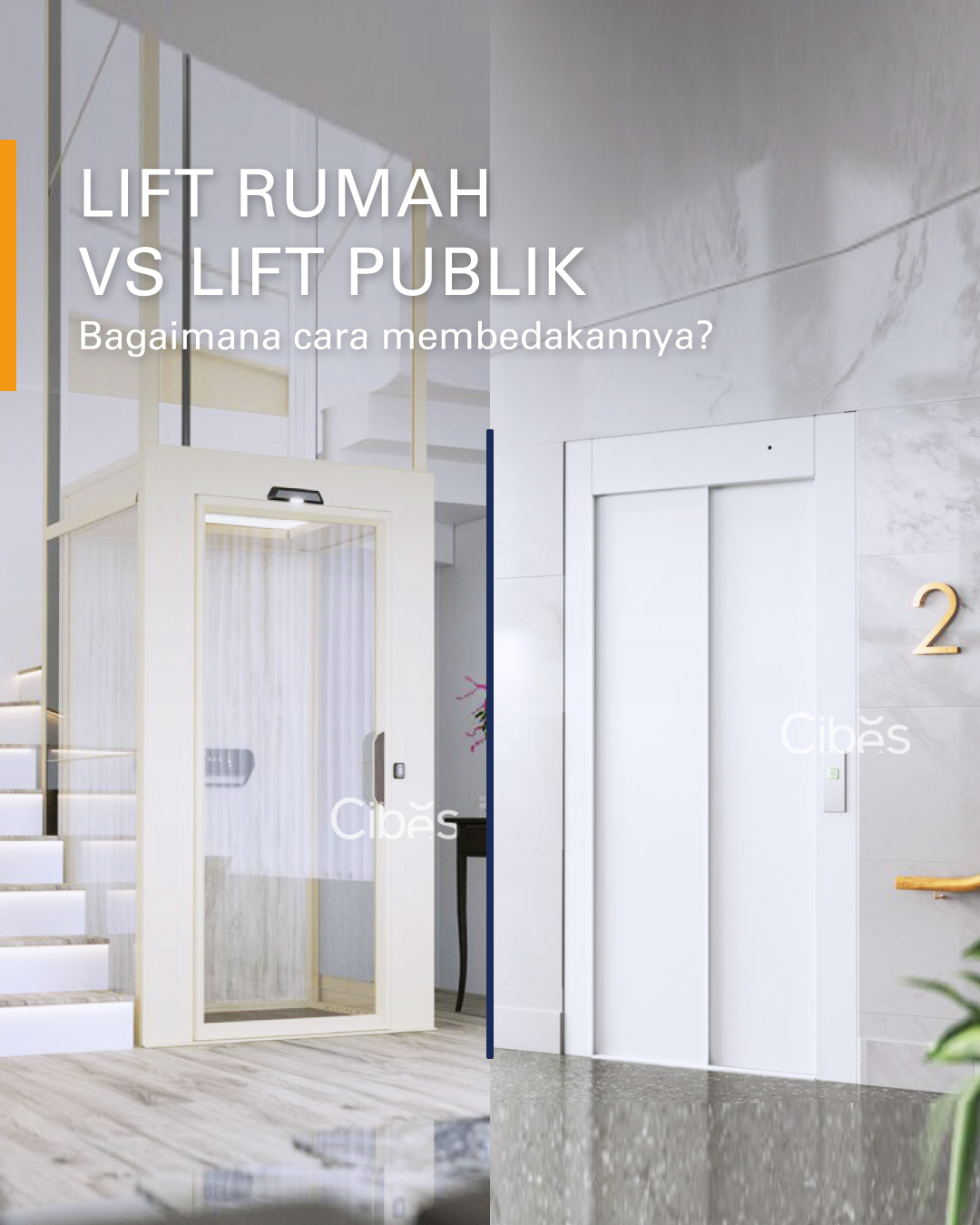 Perbedaan Lift Rumah dengan Lift Publik